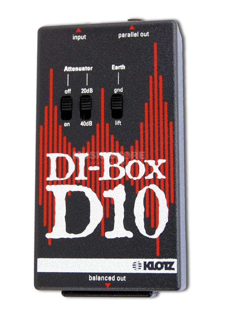 TDC-10U ATT-120 パッシブステレオダイレクトボックス Klotz DI-Box D10 Passive - Direct Box - Allround Musik
